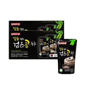 삼육두유 검은콩과 칼슘 파우치, 190ml, 40개