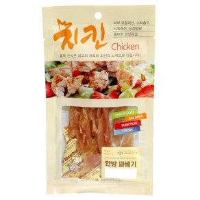 피에스코리아 홈쿡 치킨 한방 꽈배기 애견간식 70g 반려/애완용품 > 강아지 사료/간식/영양제 간식 건조간식/육포, 1, 1개