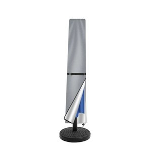 정원파라솔 방수 우산 커버 자외선 방지 방진 내구성 파티오 야외 보호 캐노피 지퍼 폴 포함, [01] 170CM, 3) Gey - 170CM