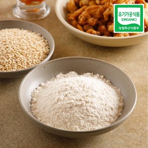 싸리재 유기농 건식 찹쌀가루 [현미 찹쌀가루 300g] 베이킹 비건요리, 1개, 300g