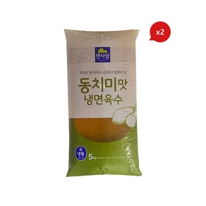 면사랑 동치미육수 5kg x2개, 2개