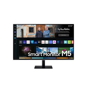 삼성전자 68.6cm FHD LED M5 스마트 모니터 블랙, LS27BM500EKXKR