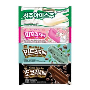 서주아이스주 x10 + 초코리치바 x10 + 민트리치바 x10 + 피치리치바 x10