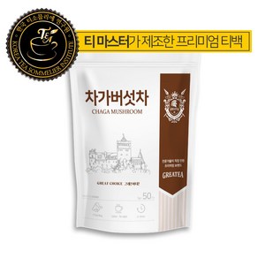 Geatea 그래이티 러시아 차가버섯 차 50티백, 1개, 50개입, 1g