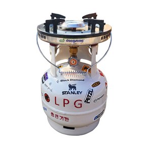 LPG 가스통 3kg + 국산 해바라기버너 세트 2020년 제조 캠핑용 야외용