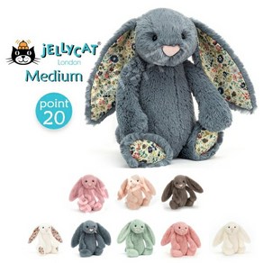 젤리캣 JELLYCAT 바쉬풀 버니 M 사이즈 토끼인형 애착인형, 1개, Ceam (크림), 31cm