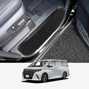 Toyota Alphad Vefie 40 시리즈 2023 2024 자동차 바닥 매트 미끄럼 방지 전면 후면 문짝 페달 카펫 보호 AH40, 01 AH40 WF