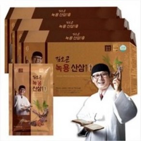 김오곤 녹용산삼 배양근골드 70ml x 60p + 침향환 골드 10p, 1개