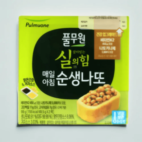 풀무원 매일아침 순생낫토 24팩, 49g, 24개