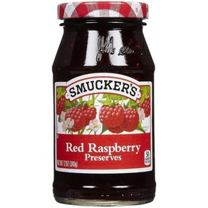 Smucke`s Red Raspbey Peseves 355ml(12온스), 340g, 1개