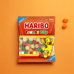 [하리보] 프루트 플립 160g, 1개