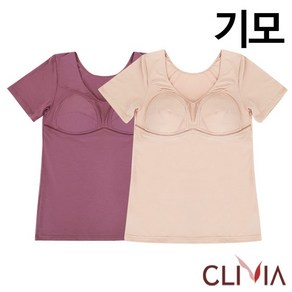 [크리비아]포근한기모 무빙반팔 브라내의상의1종(C4325A)95~110