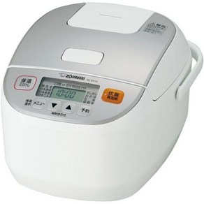 ZOJIRUSHI 조지루시 밥솥 5.5합 마이크로컴퓨터식 극히 밥 화이트 NL-DA10-WA, 단일옵션