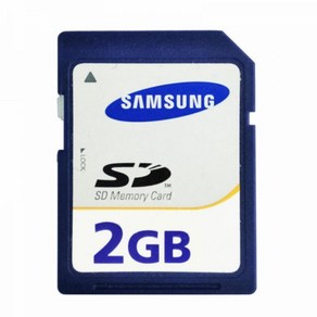 블랙박스 메모리 sd 카드 삼성 2GB SD 스탠다드 카드 블루 보안 디지털 카메라 용, 1개