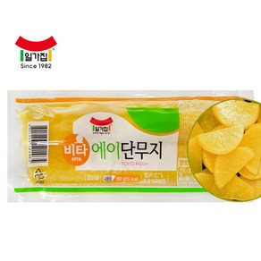 일가집 비타에이 단무지, 12개, 350g