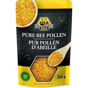 (캐나다 직송) Dutchman s Gold Bee Pollen Ganules 꽃가루 과립 (250g) 순수 건조 비타민 미네랄 단백질이 함유된 천연 슈퍼푸드, 250g, 3개