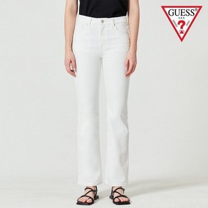 GUESS Jeans S/S 여성 YO2D9042 화이트 슬림 붓컷 828254