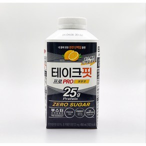 테이크핏 프로 부스터 제로슈거 레몬맛, 12개, 450ml, 12개