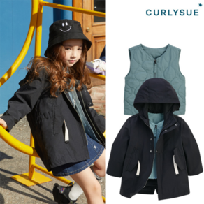 CURLYSUE 컬리수 플렉스 디터쳐블점퍼 C211JMG51P