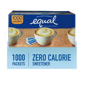 [당일] 이퀄 제로 칼로리 설탕 대체 아스파탐 스위트너 1000 개입 Equal Zero Calorie Sweetener 1 000 ct.