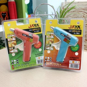 글루건 GLUE GUN 핫멜트 글루스틱 글루마스터 자야글루건 색상랜덤발송, 1개