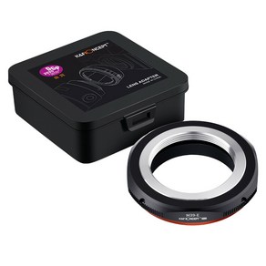 KnF M39-NEX PRO 렌즈변환 어댑터 - M39 마운트 렌즈 > 소니 E 바디 - 내부무반사코팅 - M39 Lens to Sony E PRO adapte, 1개