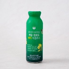 [메가마트]자임 콜라겐 케일청포도 NFC착즙주스 245ml, 1개