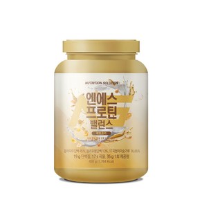 NS 유당제로 프로틴 밸런스 락토프리 동식물성 단백질쉐이크 곡물맛 1통 450g