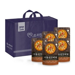 쏘리맘 차돌된장찌개 5팩 선물 세트 각 600g