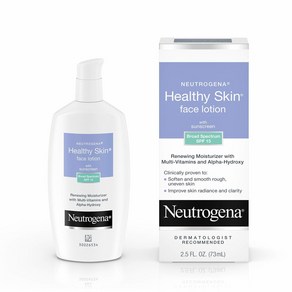 Neutogena Healthy Skin Face Lotion 뉴트로지나 헬씨 스킨 페이스 로션 SPF15 2.5Fl.oz(73ml) 2팩, 2개, 73ml