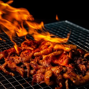 [계발구역] 불맛 가득 숙성 직화무뼈닭발 간편조리 캠핑, 5개, 250g