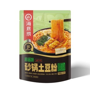 중국식품 하이디라오 tudoufen 투도우펀 감자국수, 땅콩소스 맛(그린), 360g, 1개