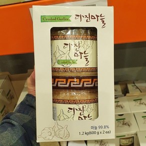 코스트코 대향 국내산 다진마늘 600g x 2개입, 2개, 일반포장 동절기만