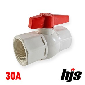 HJS PVC 일반형 콤팩트 볼밸브 30A (나사형) 30mm