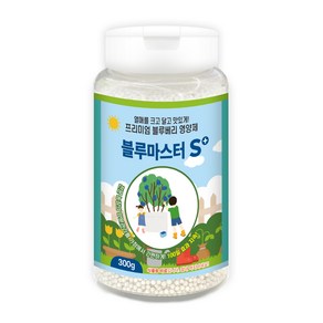 [완효성 코팅비료] 블루마스터S+ 300g (블루베리 기초 비료) - 블루베리가 깨어날 때 1회 시비로 지속적인 효과를 볼 수 있는 프리미엄 기초 비료, 1개