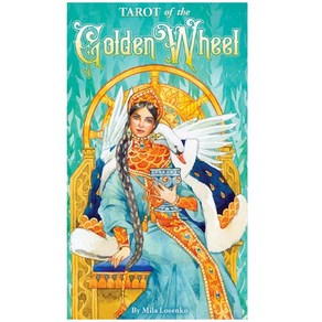 정품 골든휠 타로카드 타로주머니제공 Golden Wheel Taot, 1개