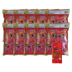 할매손 청결100% 일회용 고춧가루(1.5g 소분/일회분포장) 배달 업소용, 10개, 300g