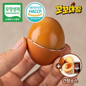 [파손보장ㅣHACCP인증] 꼬꼬대장 구운계란 60구 (대란)+짜먹는 간장소스 증정