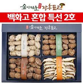 장흥표고버섯 백화고 혼합특선 2호 백화고130g 흑화고130g 동고120g 절편70g, 1개