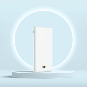 BRS 듀얼포트 보조배터리 10000mAh C타입케이블+8핀젠더 포함