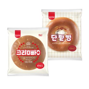 삼립 정통빵 10봉 골라담기 정통크림빵 정통단팥빵, 정통크림빵 5봉+정통단팥빵 5봉, 75g, 10개