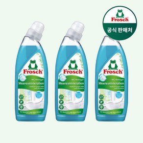 [공효진 세제] 프로쉬 독일 변기 세정제 미네랄 750ml 단품 변기 클리너, 3개