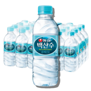 백두산식수 백산수 전문생수업체 330 일상 외출 활동용 미니워터, 40개, 330ml