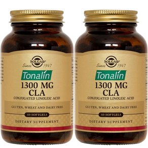 솔가 토날린 CLA 1300mg 소프트젤, 60정, 2개