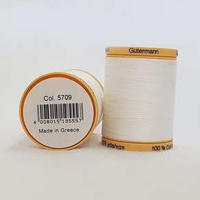 구터만 면사 재봉사 퀼팅실 800 GUTERMANN 독일 명품, 800m, 5709.화이트, 1개