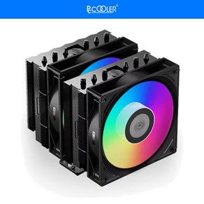 PCCOOLER CPS RT620A ARGB 블랙 CPU쿨러, 1개