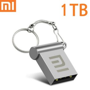 MIJIA 샤오미 펜 드라이브 2 TB USB 3.0 플래시 메탈 대용량 고속 전송 스토리지 방수 메모리 U 디스크, 06 1TB, 1개