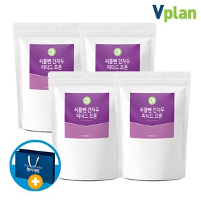 브이플랜 건 푸룬 건자두 씨없는 피티드 프룬 말린 자두 4kg (쇼핑백), 4개, 1kg