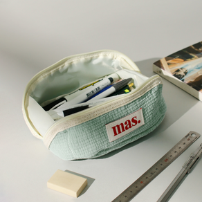 아트박스/마스마룰즈 180도 Hapoom pencil cosmetic pouch _ Mint