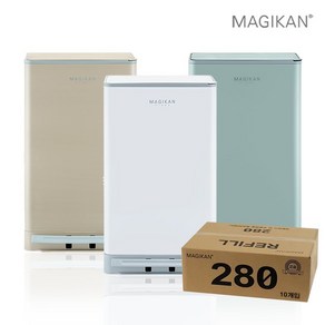 매직캔 히포 휴지통 27L+리필10롤, 세이지 (MH280SG+280R10B), 세이지 [MH280SG+280R10B]